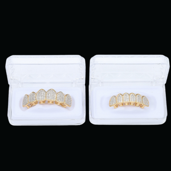 Classic Iced Out Diamond Grillz