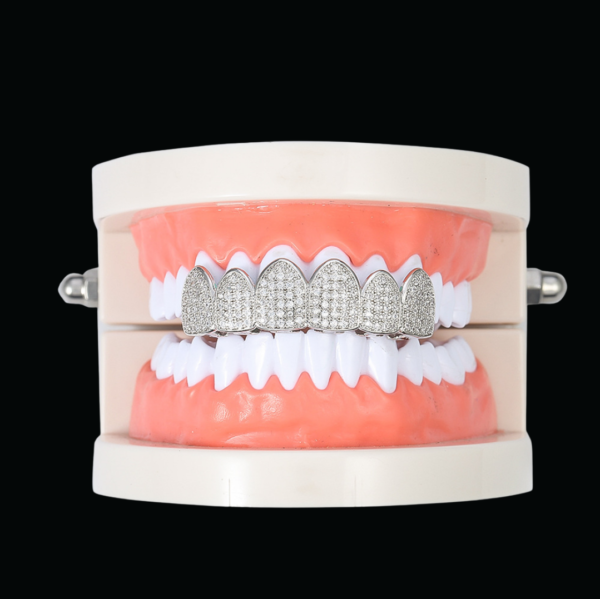 Classic Iced Out Diamond Grillz