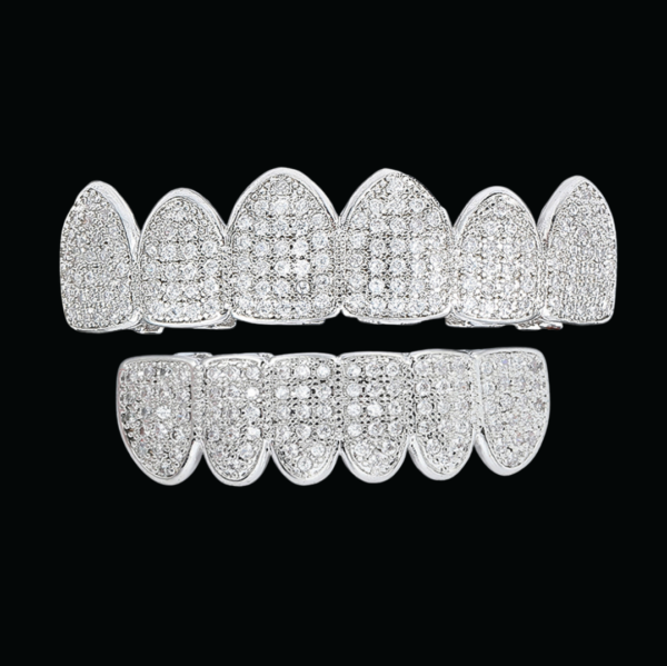 Classic Iced Out Diamond Grillz