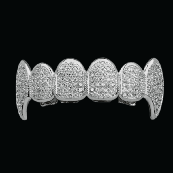 Micro Pave Fuchsia Iced Out Diamond Grillz