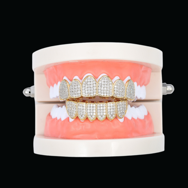 Classic Iced Out Diamond Grillz