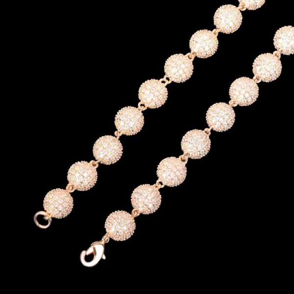 10mm World's Tennis Iced Out Diamond Necklace Chain