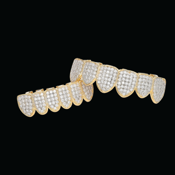 Classic Iced Out Diamond Grillz