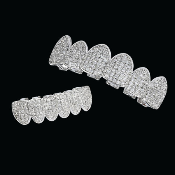 Classic Iced Out Diamond Grillz