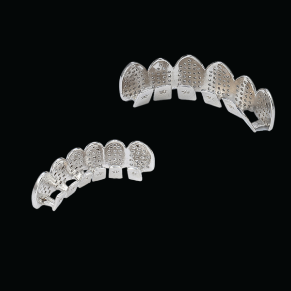 Classic Iced Out Diamond Grillz